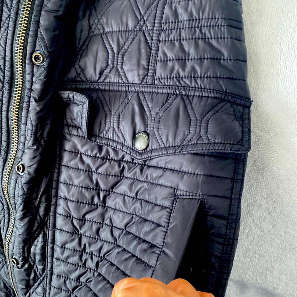 Burberry Black Hooded Coat - Picture 3 of 15